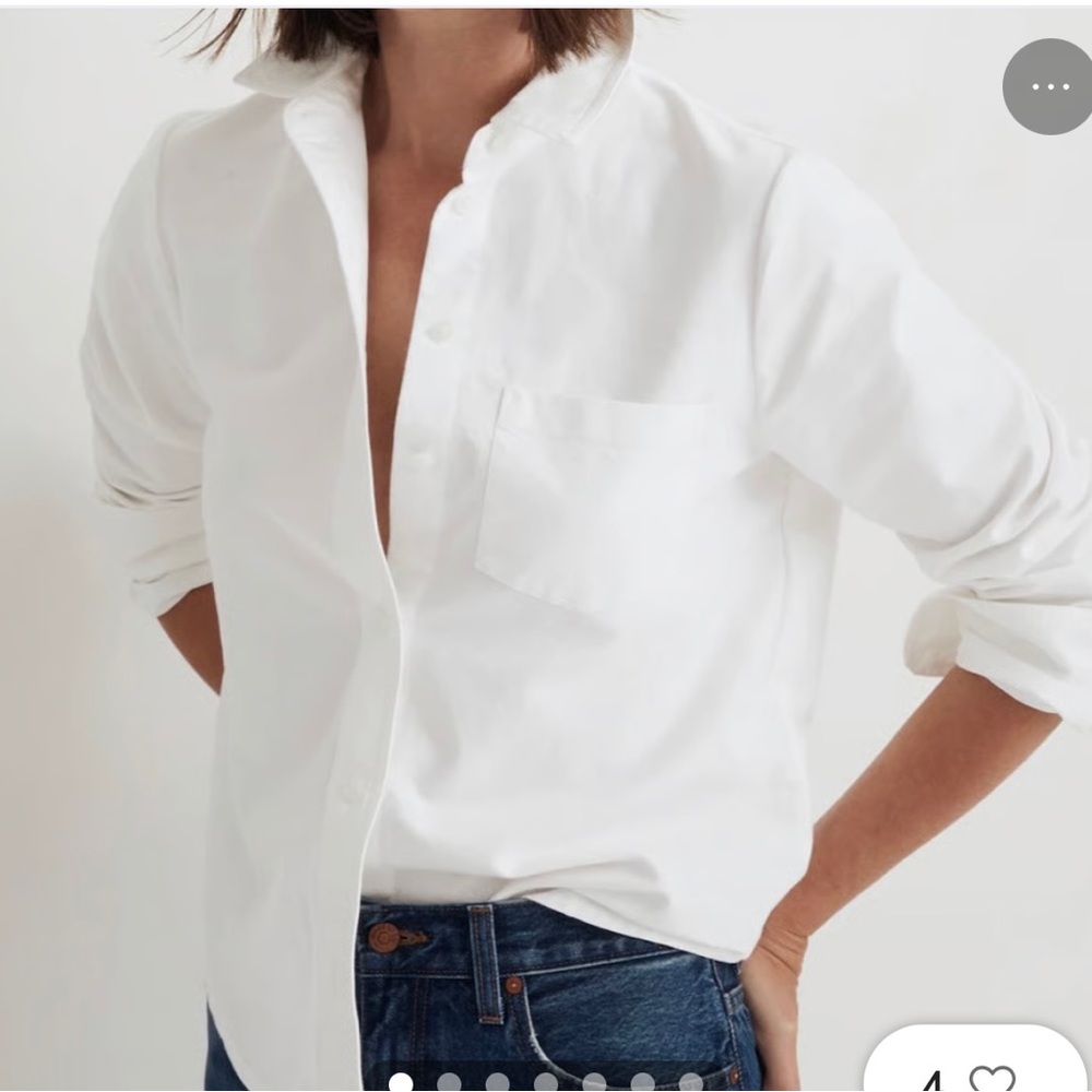 Madewell Oxford shrunken button-up- BRAND NEW
